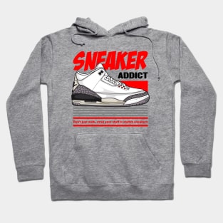 AJ 3 Retro White Cement Shoes Hoodie